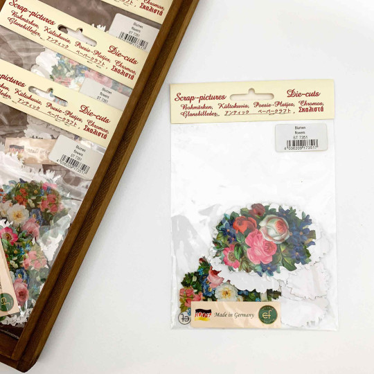 Mixed Bouquets Loose Flowers Paper Scrap Pack